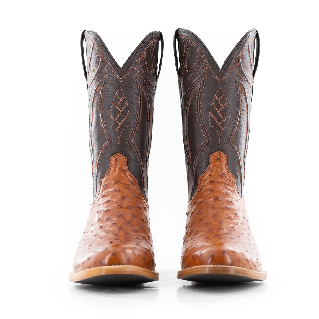 Cognac 2025 ostrich boots